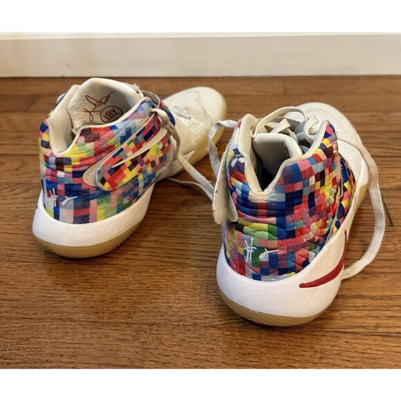 2015 Nike Kyrie 2 Rainbow Multicolor Basketball Shoes US Size 7, Model 820537-68 - Picture 4 of 11